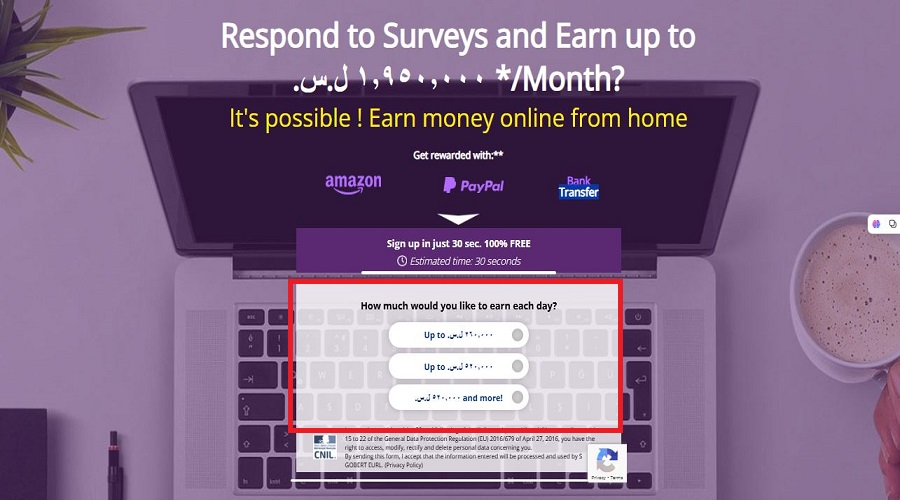  خيارات الربح المتاحة على موقع Surveoo