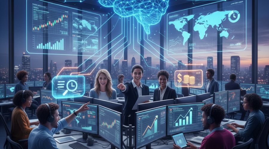 علاقة الذكاء الاصطناعي ونمو المستثمرين الأفراد