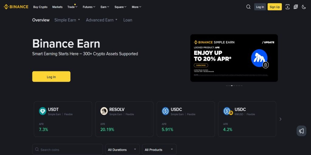 كيف يمكنك الربح من Binance Earn؟ دليلك لربح المزيد من الكريبتو