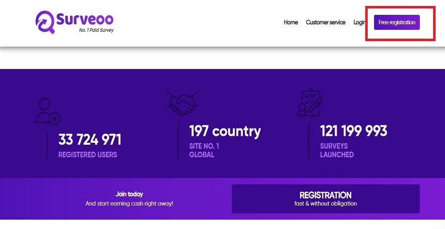 كيفية إنشاء حساب على موقع Surveoo 