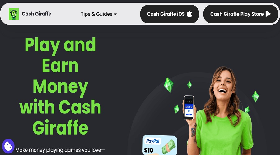 لمحة عن تطبيق Cash Giraffe