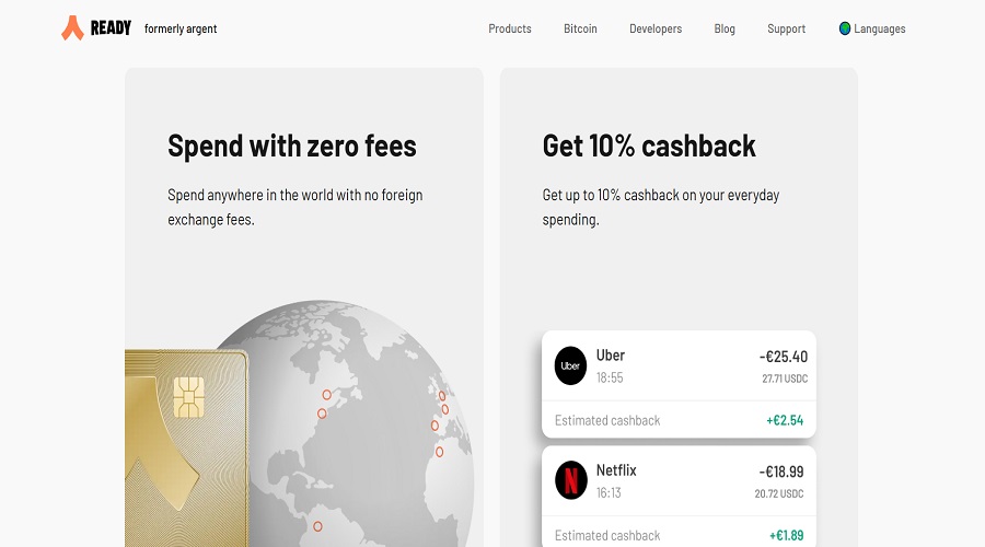 الموقع الرسمي لمحفظة Argent Wallet للعملات المشفرة