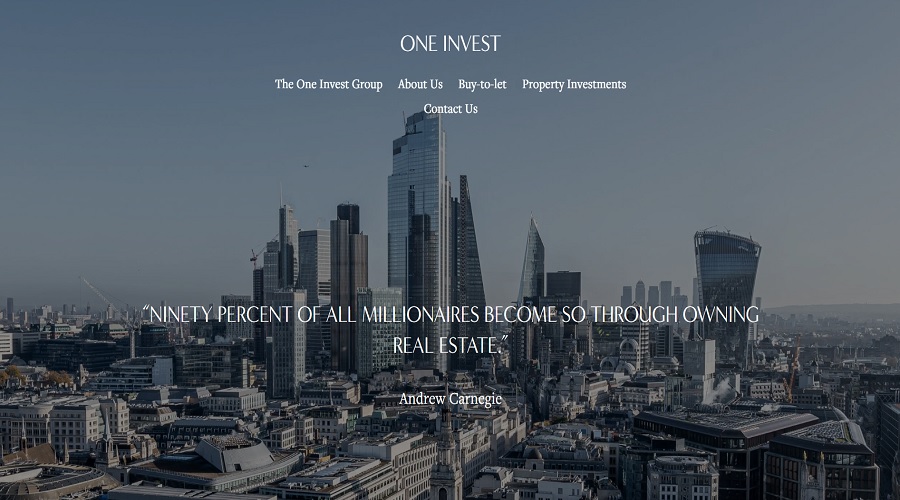 الموقع الرسمي لمنصة ون إنفست