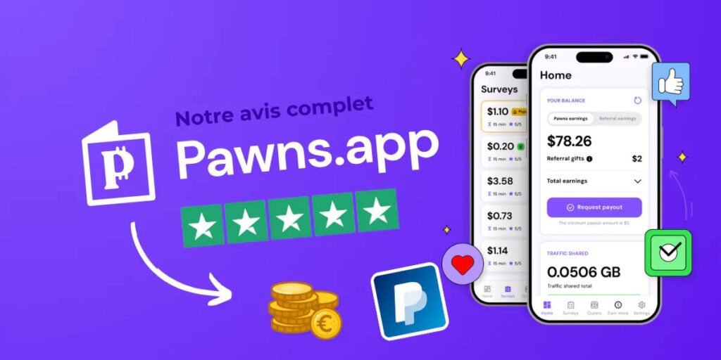 شرح مفصل لطرق الربح من تطبيق Pawns للعام 20255