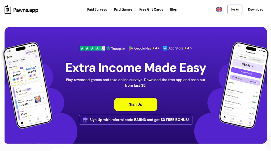 لمحة مختصرة عن تطبيق Pawns