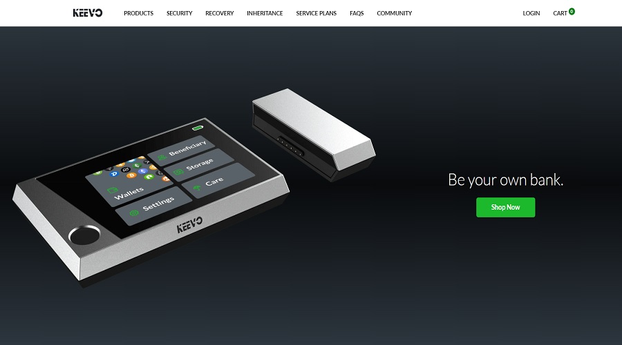 محفظة Keevo كييفو المشفرة