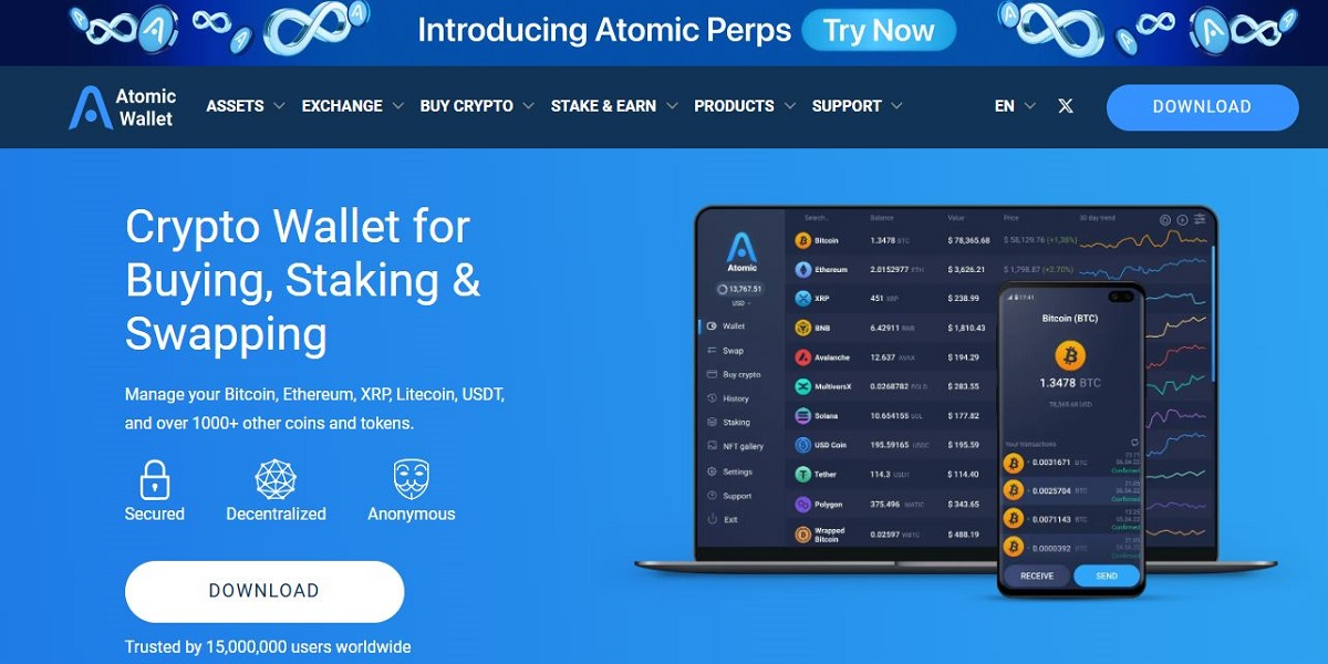 مراجعة محفظة Atomic أتوميك المشفرة هل تعتبر محفظة آمنة؟