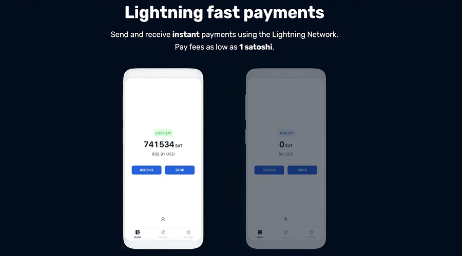 معاملات سريعة مدعومة بشبكة Lightning