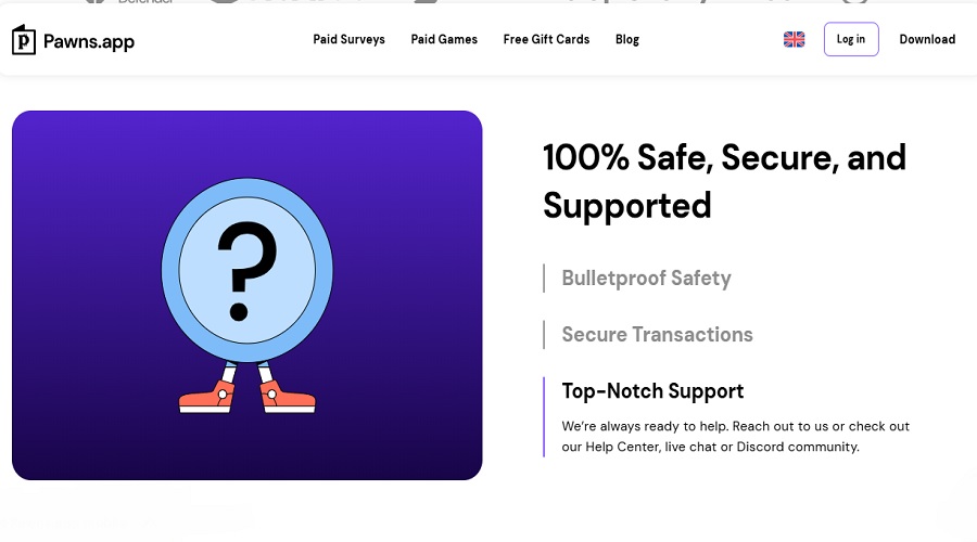 موثوقية الربح من تطبيق Pawns