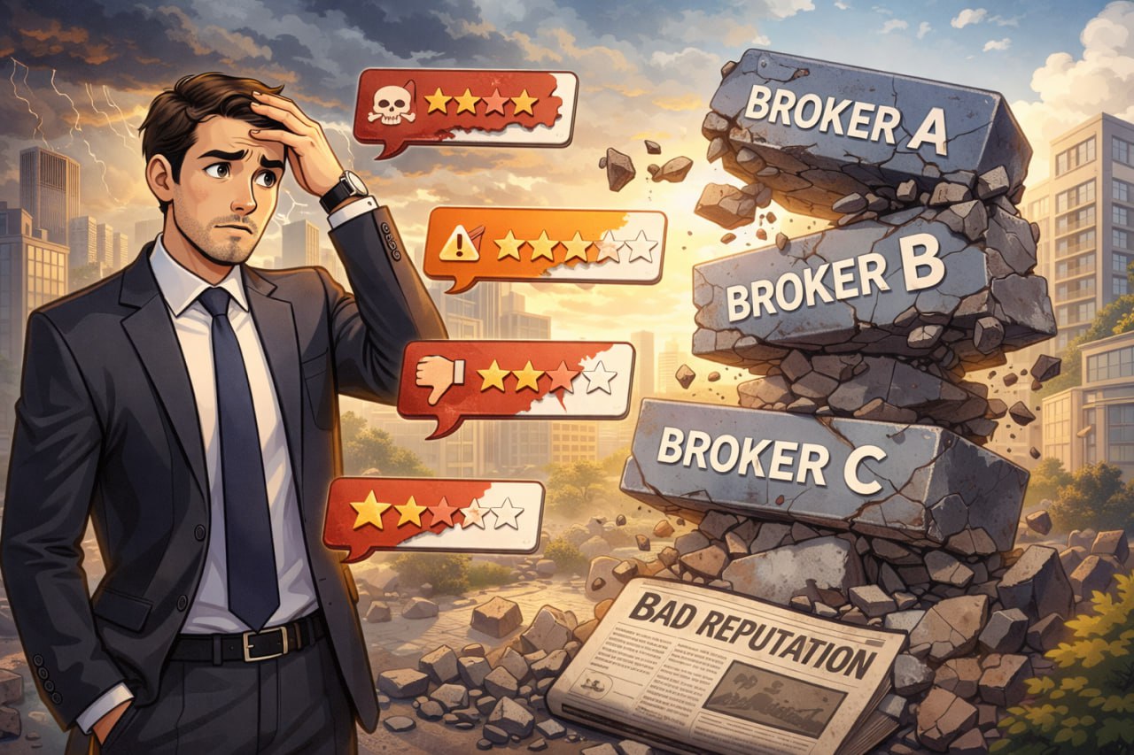 تغيير شركات الوساطة باستمرار