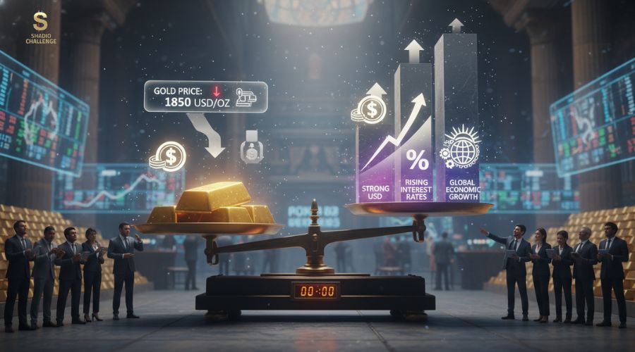 هل من الممكن أن ينخفض سعر الذهب عما هو عليه